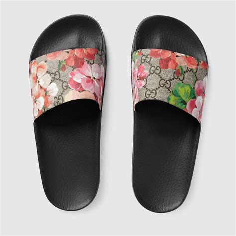 gucci bloom slides size 9|Gucci flip flops clearance.